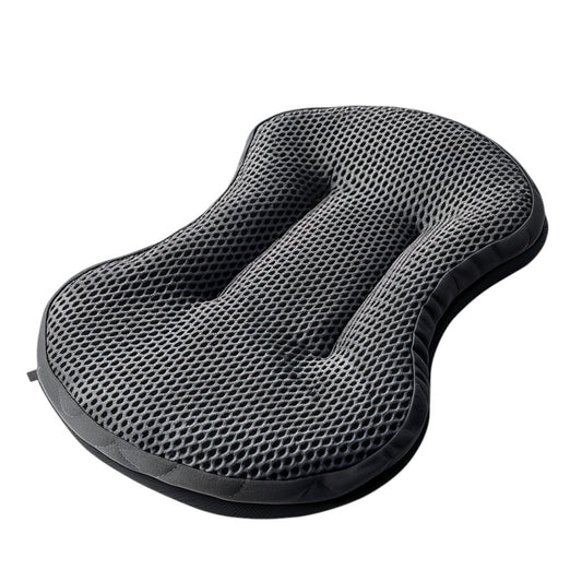 Everd. Ergonomic Memory Foam Seat Cushion - Breathable 3D Mesh Chair Pillow for Office, Home, and Car