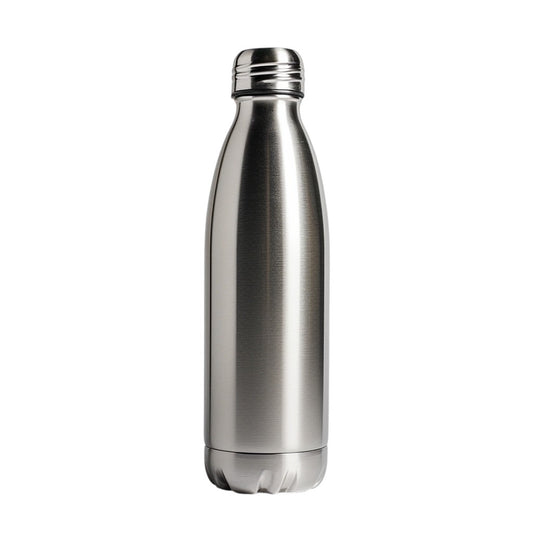 Everd. Minimalist Vacuum Insulated Stainless Steel Water Bottle - 500ml Leakproof Thermal Flask for Travel & Office