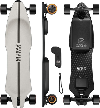Caribou Electric Skateboard 32 MPH, 26 Mile Range, Dual 1000W Motors, Longboard for Adults & Teens, 6-Month Warranty