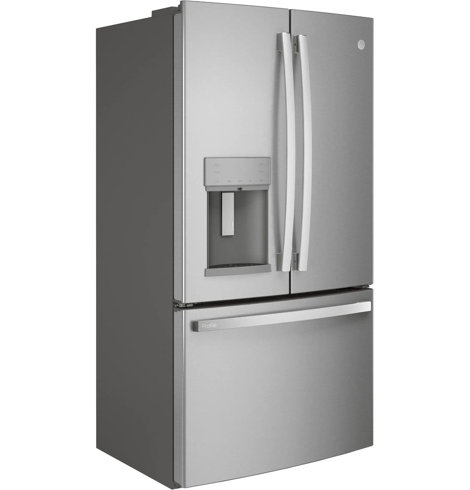 GE Profile™ Series ENERGY STAR® 27.7 Cu. Ft. Fingerprint Resistant French-Door Refrigerator with Hands-Free AutoFill