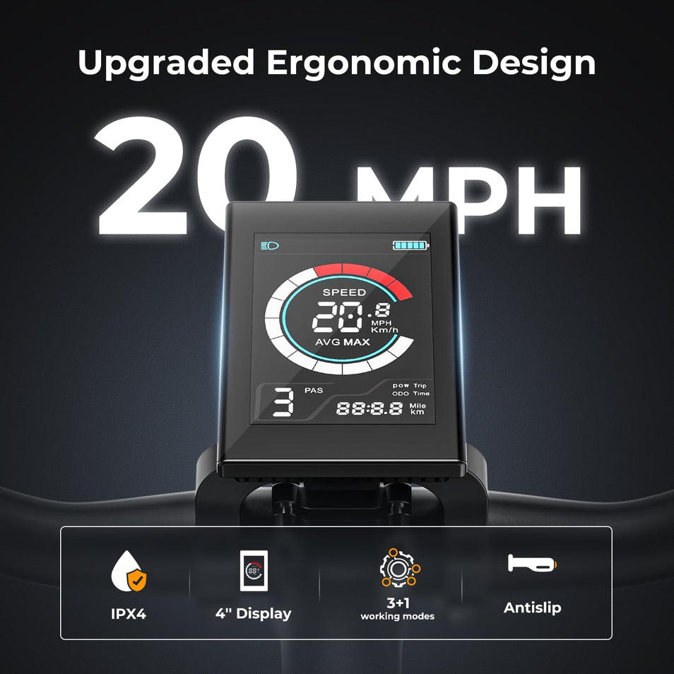 Eb5 Electric Bike 500W Motor 40Miles 20Mph