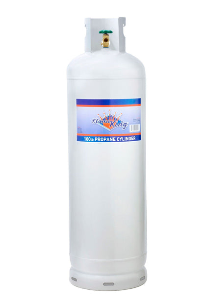 100 lb Steel Propane Cylinder POL Valve (Ships Empty)