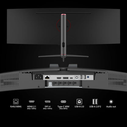 INNOCN 49" Curved Gaming Monitor, 144Hz, HDR400, USB-C, 49C1G