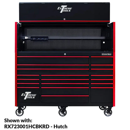Extreme Tools RX250 Series 72-in x 30-in Roller Cabinet 19-Drawer 250 lb Drawer Slides