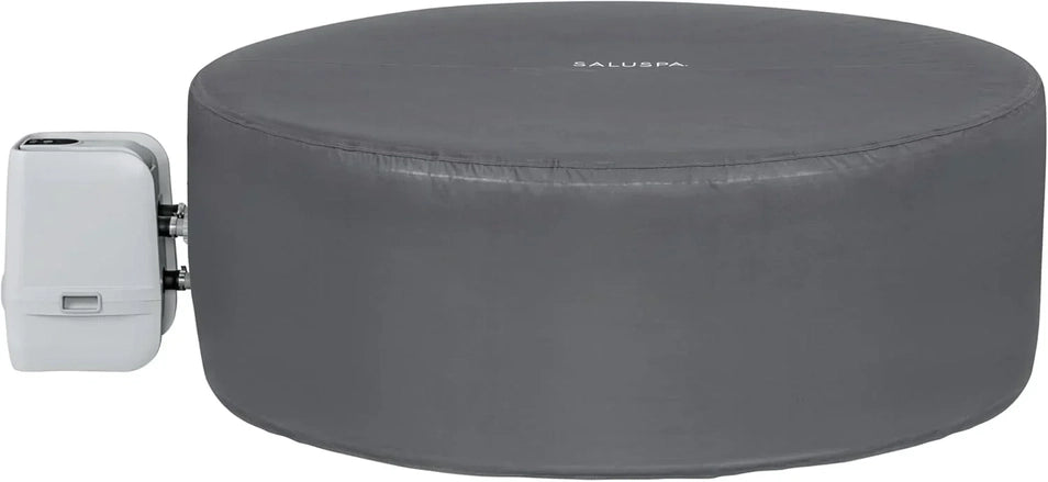 Inflatable Hot Tub Spa (71" x 26") | Portable Hot Tub with 2 Covers (1 Energy-Efficient Thermal Cover and 1 Standard Cover) | Fits Up to 2-4 Persons | Black