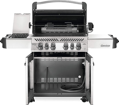 Napoleon P500RSIBPSS-3 Prestige 500 RSIB Propane Gas Grill, sq. in + Infrared Side and Rear Burner, Stainless Steel