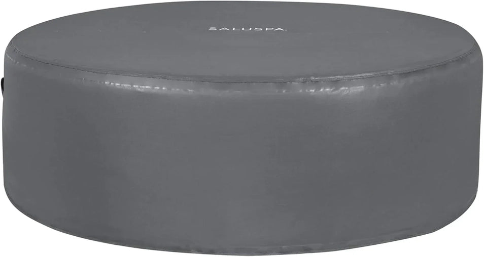 Inflatable Hot Tub Spa (71" x 26") | Portable Hot Tub with 2 Covers (1 Energy-Efficient Thermal Cover and 1 Standard Cover) | Fits Up to 2-4 Persons | Black