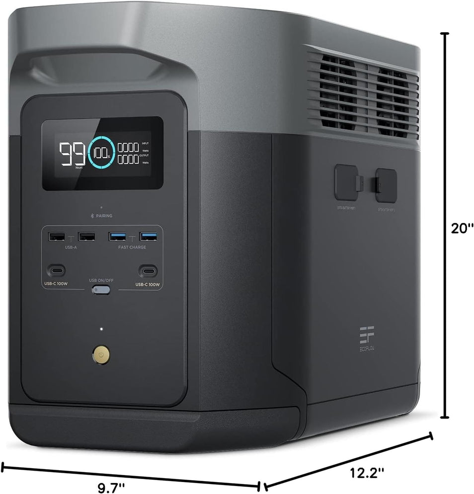 Portable Power Station Delta 2 Max – 2400W Solar Generator