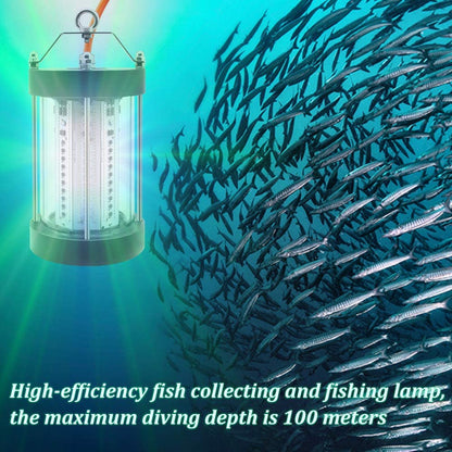 NS 500W LED Underwater Fishing Light 35,000 Lumen Night Fish Attracting Light IP68 Waterproof AC110V