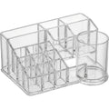 Everd Acrylic Vanity Organizer Lipstick Slots Brush Cup